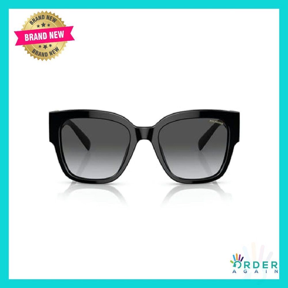 Square Sunglasses Plastic Frame Grey Gradient Len… - image 5